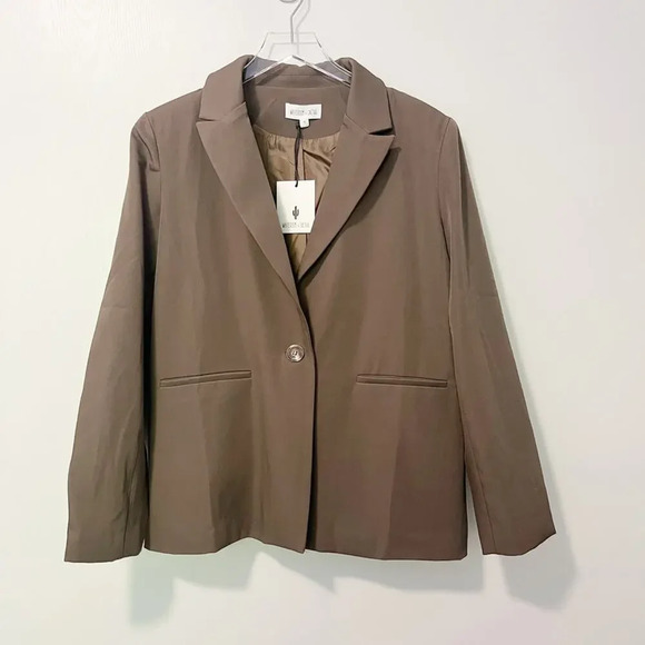 NWT‎ VICI Oversized Blazer in Cocoa size Medium - Picture 4 of 7